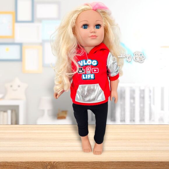 My Life As 18" Poseable Vlogger Doll Blonde - Picture 1 of 14